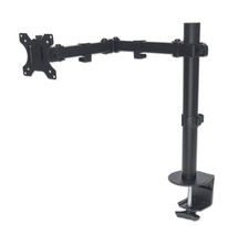 TV & Monitor Desk Mount Manhattan  10-32" Black Swing Arm