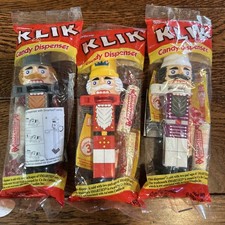 KLIK Candy Dispensers - Au'some Candies - Lot of 3 nutcrackers
