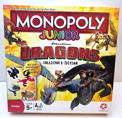 Dragons Collectors Edition Monopoly Junior - Brettspiel / Gesellschaftsspiel-NEU - Bild 1 von 2