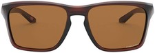 Oakley 0Oo9448 Sylas Rectangle Sunglasses - Polished Rootbeer / Prizm Bronze -