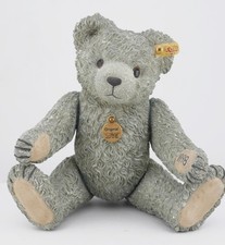 Lovely Enesco Steiff Porcelain 1998 Classic Silver Bear