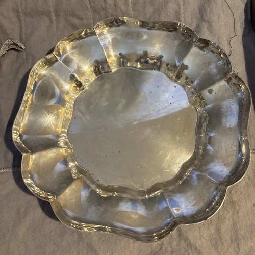 Antique S. Kirk & Son Co.  Bowl 8 1/4 Sterling  Silver Marked 529