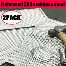 2pack Exhaust Heat Shield Embossed 304 Stainless Steel Muffler Wrap Barrier Us 2pack Exhaust Heat Shield Embossed 304 Stainless Steel Muffler Wrap Barrier Us
