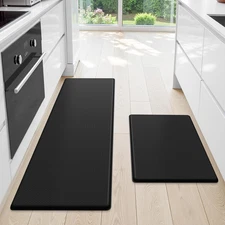 Kitchen Mat, 2 PCS Kitchen Rugs, Cushioned Kitchen Mats for Floor, anti Fatigue 