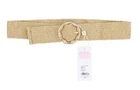 Lilly Pulitzer Arta Belt, Women's Stretch Gold Metallic Woven Buckle Design