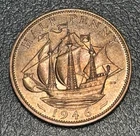 1946 George VI Half Penny — photo from another recent sale