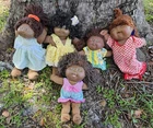 Lot Of 5 Vintage Cabbage Patch African American Doll