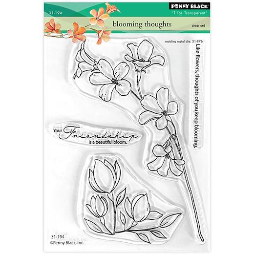 Penny Black Clear Stamps - Blooming Thoughts 31-194