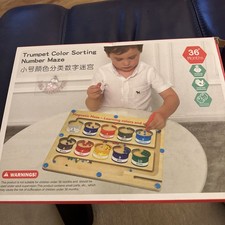 Trumpet Color Sorting Number Maze – Magnetisches Farb- und Zahlen-Labyrinth