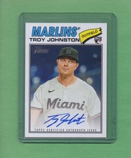 2026 Heritage Baseball Troy Johnston ROOKIE Real One Autograph #ROA-TJ RC auto
