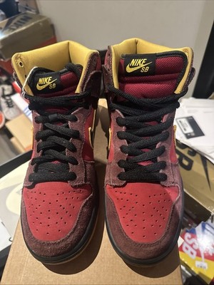 Nike SB Dunk High Prm Iron Man 2010 sz 9 Pre Owned Rep Box 313171600