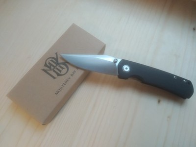 Monterey Bay Knives Mini Old Guard Taschenmesser 14C28N G10-Griffe Linerlock