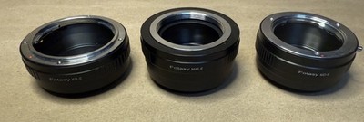 Fotasy Lens Adapter Lot KR-E M42-E MD-E Konica Minolta M42 to Sony E Mount NEX