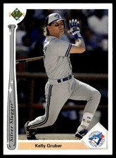 1991 Upper Deck Silver Sluggers Kelly Gruber Toronto Blue Jays #SS7