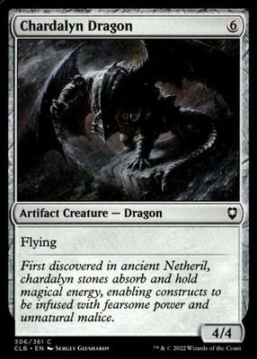 2022 Commander Legends: Battle for Baldur's Gate Chardalyn Dragon