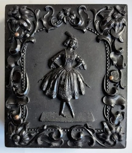 THE BALLERINA RARE UNION CASE & GEORGE BUGBEE RUBY GLASS AMBROTYPE ANTIQUE PHOTO