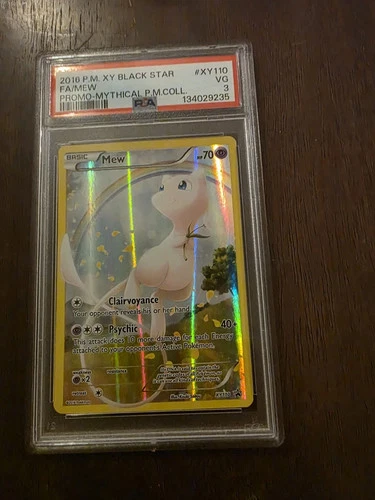 Mew XY110 XY Holo PSA 3