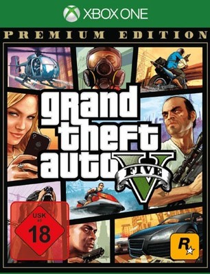 GTA 5 Grand Theft Auto V Premium Edition (XBox One) (NEU OVP) (UNCUT)