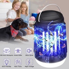 Mosquito Killer Lamp Electronic Bug Zapper Fly Insect Trap Light Camping Lantern