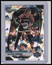 2024 Panini Prizm WNBA #70 Aaliyah Edwards Ice Prizms
