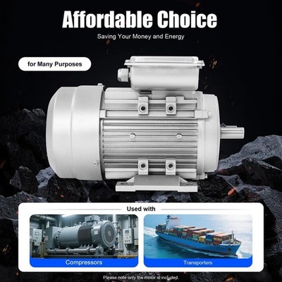 750W 1PS Einphasen Elektromotor 240V 1380RPM IP55 Industrie Zementmischer