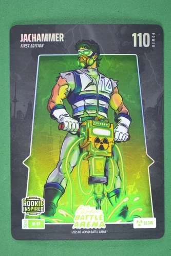 Jac Caglianone JacHammer 2026 Bo Jackson Battle Arena Glow Battlefoil BF-97