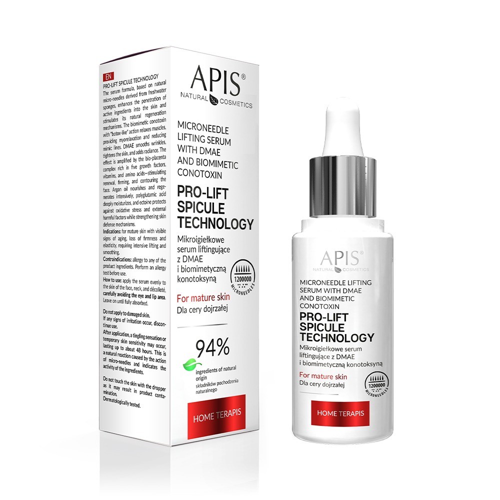 Apis Professional Pro-Lift Spicule Microneedle Lifting Serum DMAE Conotoxin 30ml