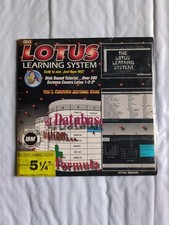 Wiz Technology Vtg. 94 Lotus Learning System Computer Floppy Disc Sealed 5 1/4