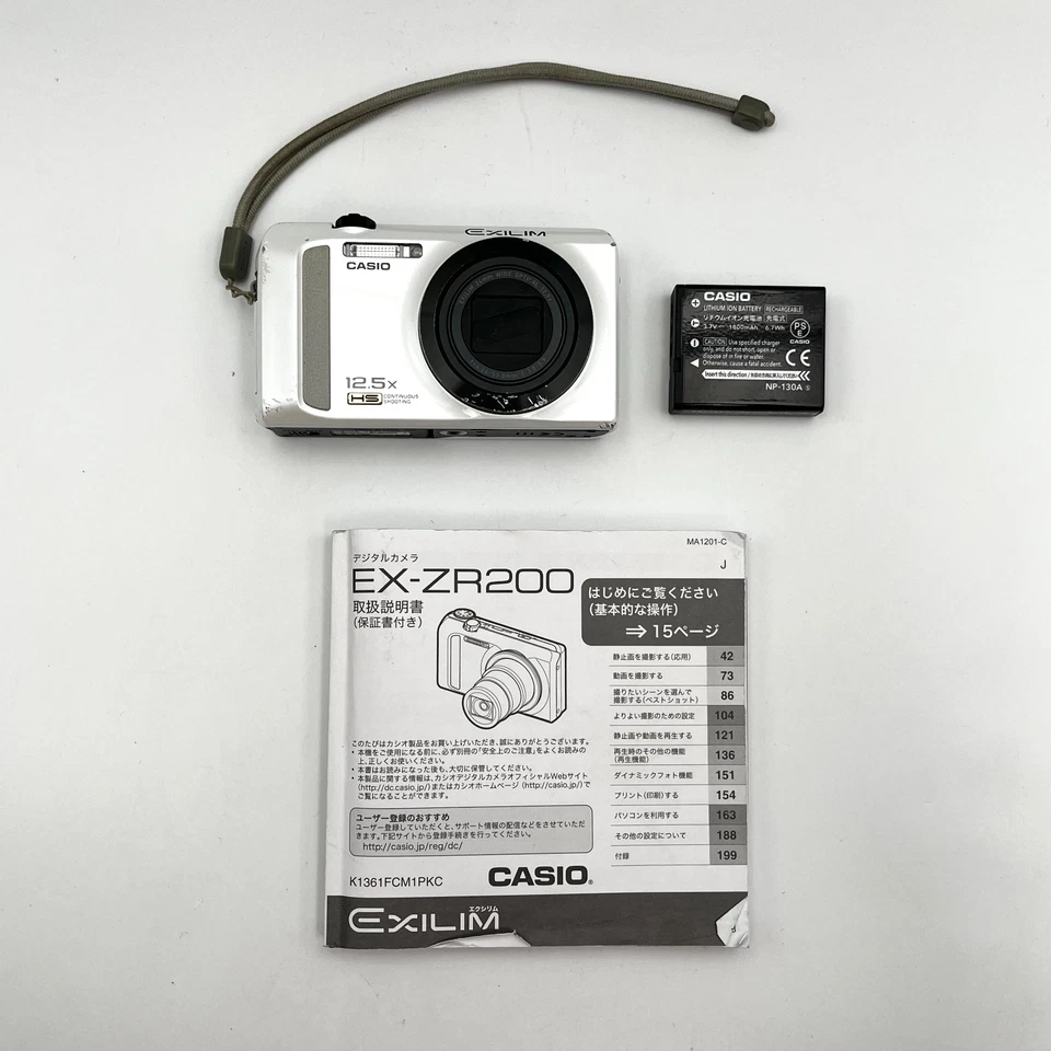CASIO EXILIM ZR200 Compact Digital Camera From Japan - Image 2 of 4