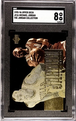 Michael Jordan 1995-96 Upper Deck The Jordan Collection Card #JC8- SGC 8