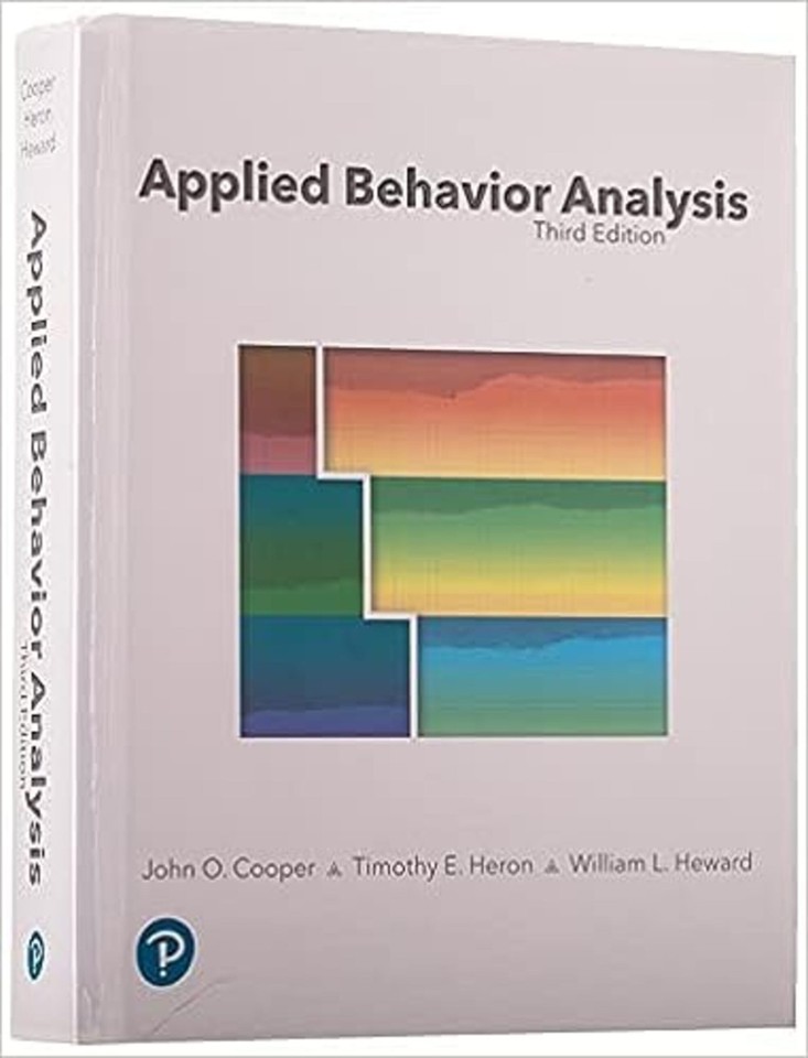 Applied Behavior Analysis 3rd Ed. - John Cooper, Heron, Heward - Hardcover | eBay