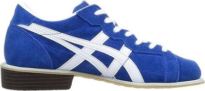 ASICS Weight Lifting Shoes 1163A006 Men's size US7.5 25.5cm Blue NEW JAPAN