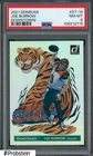2021 Donruss Downtown #DT-10 Joe Burrow Bengals SSP CASE HIT PSA 8 NM-MT