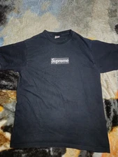 Supreme Black Box Logo T-Shirt Black On Black Bogo Size XL Mens 