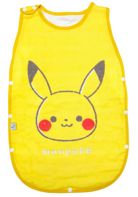 Japan NEU [MORIPiLO] Pokémon Baby Sleeper Monpoke Pikachu 4-Layer Gaze 45x60cm