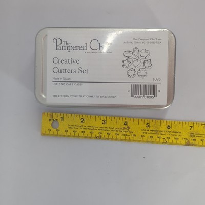 Pampered Chef Creative Cutter Set 8 Pieces Sealed New In Box 1095