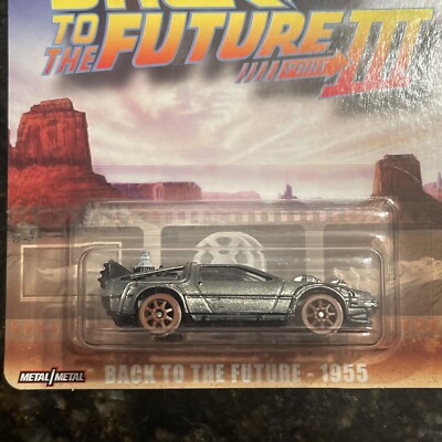 Hot Wheels Premium Back To The Future Part iii 1955 Silver Car | eBay