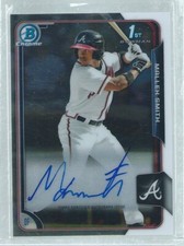 MALLEX SMITH 2015 BOWMAN CHROME 1ST ON CARD AUTO PROSPECT