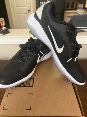 Nike React Vapor 2 Golf Shoe Black/Metallic White - 9M