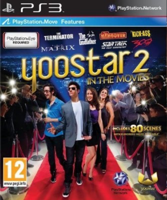 Yoostar 2 In The Movies PS3 VERY GOOD CONDITION ORIGINAL GAME CASE WITH MANUAL
