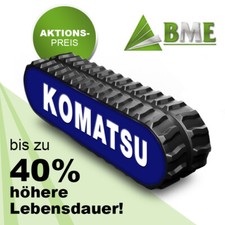 Gummikette Baggerkette für Komatsu Minibagger Bagger - 2 Stück zum Aktionspreis!