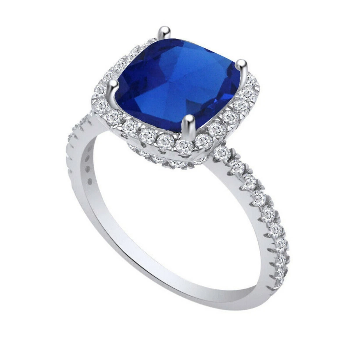 Anello Di Fidanzamento Solitario Diamante Taglio Tondo 3 Ct