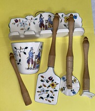 Vintage Kitchen Decor, Ceramic Spatula, Kitchen Utensils Sold As Is