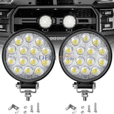 2pcs 14LED Work Light Flood Spot Driving Lamp Round For Club Car EZGO Golf Cart