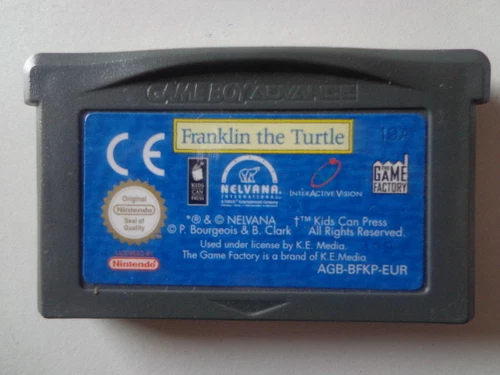 Gameboy Advance Game - Franklin the Turtle (Cartridge)