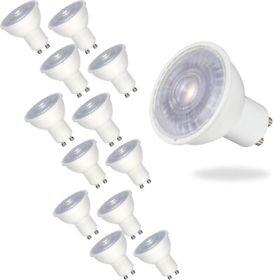 Satco S9384 - 6.5 Watt LED MR16 bulb - 4000K - GU10 Base -  120 Volt (12 Pack)