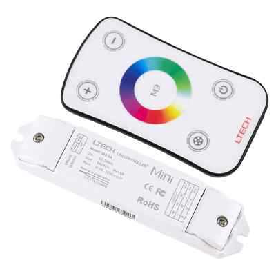 LTech M3+M3-3A LED RF 3 Channel RGB Wireless Remote & Controller Set