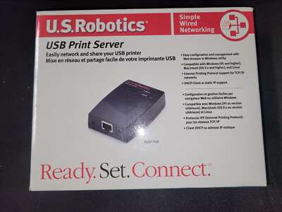 U. S. Robotics USB Print server USR7500