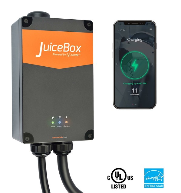 JuiceBox Pro 40 Smart Electric Vehicle (EV) Charging Station with WiFi
