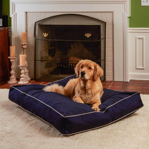 Happy Hounds Dog Supplies 6"X36"X48" Transitional Imported Navy Large Fabric - Picture 2 of 7